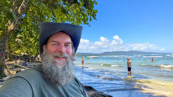 WanderBeard On The Beach In Puerto Viejo Costa Rica