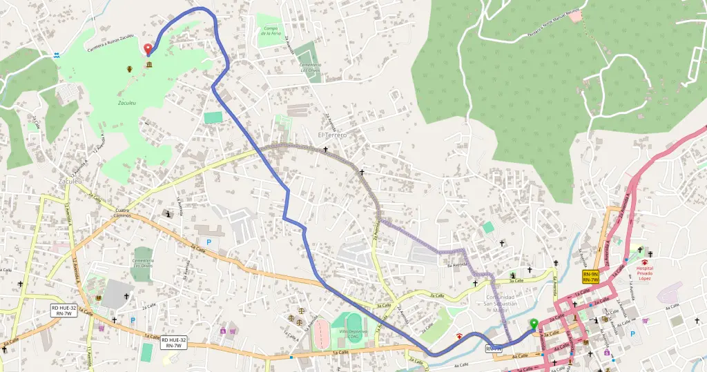 Huehuetenango, Zaculeu & Why You Should Visit Guatemala’s Amazing Western Highlands (Part 2) Bus Route From Salvador Osorio Park To Zaculeu, Huehuetenango, Guatemala