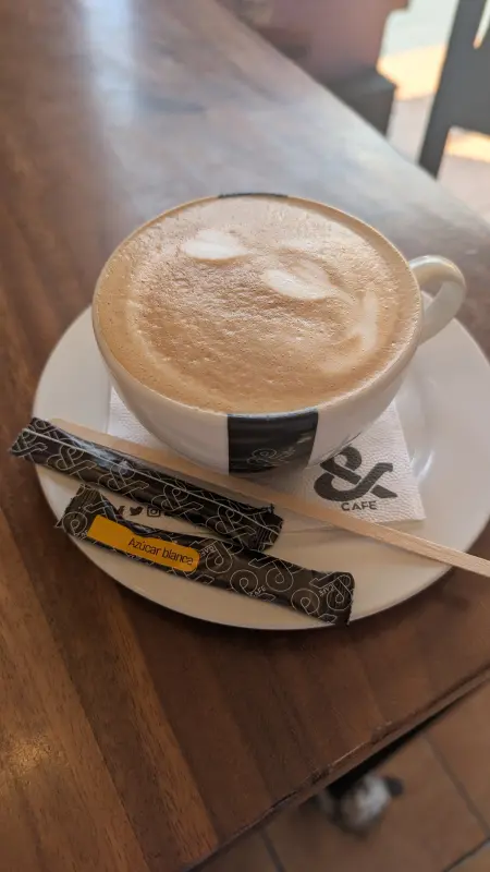 Quetzaltenango/Xela – My Final Stop In The Western Highlands Cafe Con Leche Coffee With Milk Cafe Xela Quetzaltenango Guatemala WanderBeard