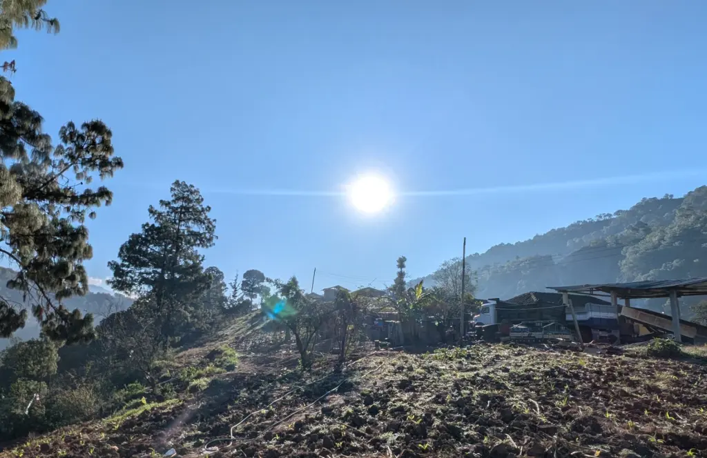 Western Highlands Of Guatemala - Venturing West To The Seldom Visited Part Of The Country - Part 1 Early Morning Sun Near Uspantan Guatemala
