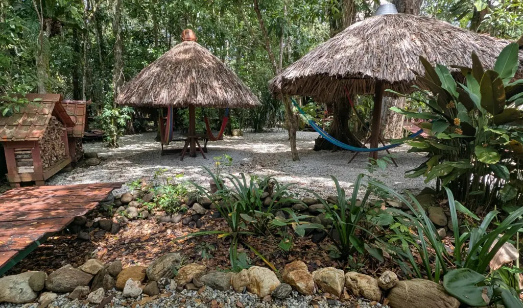 Floating Down The Rio Dulce For A Week, Discovering Guatemala’s Hidden Gem! Lounge Area At Casa Perico on Rio Dulce Guatemala