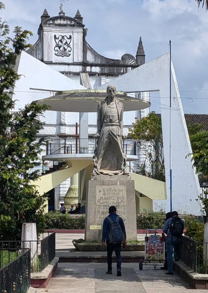 Western Highlands Of Guatemala - Venturing West To The Seldom Visited Part Of The Country - Part 1 Manuel Tot Memorial In Parque Central, Coban, Guatemala