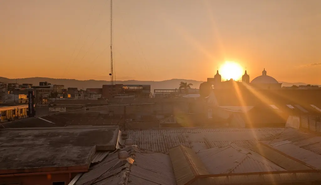 Huehuetenango, Zaculeu & Why You Should Visit Guatemala’s Amazing Western Highlands (Part 2) Sunset Over Cahtedral In Huehuetenango, Guatemala