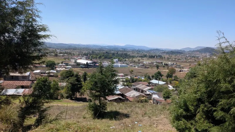 Quetzaltenango/Xela – My Final Stop In The Western Highlands View Of Pologua Guatemala From Bus To Xela Quetzaltenango WanderBeard