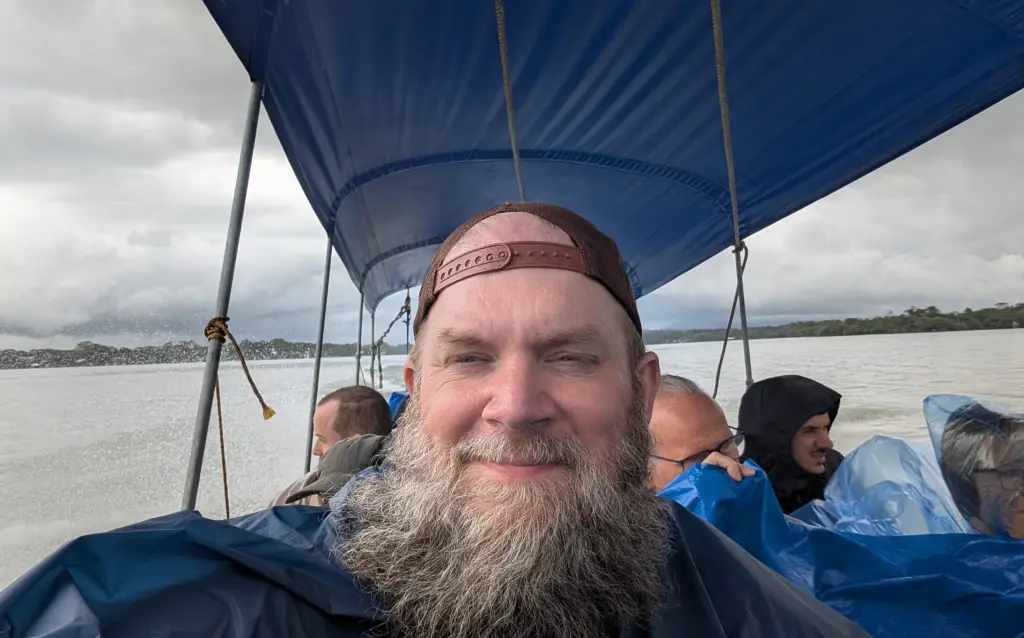 Floating Down The Rio Dulce For A Week, Discovering Guatemala’s Hidden Gem! WanderBeard Riding The Lancha Between Casa Perico and Casa Maya on Rio Dulce Guatemala