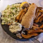 Fish and Chips from Restaurant Le Select St. Pierre and Miquelon Fish and Chips from Restaurant Le Select St. Pierre and Miquelon