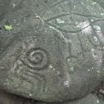 Carved Animal Petroglyphs Near Balgue at Finca Magdalena, Ometepe, Nicaragua Carved Animal Petroglyphs Near Balgue at Finca Magdalena, Ometepe, Nicaragua