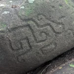 Carved Petroglyphs Near Balgue at Finca Magdalena, Ometepe, Nicaragua Carved Petroglyphs Near Balgue at Finca Magdalena, Ometepe, Nicaragua
