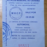 Entry Tocket Laguna De Apoyo Tourist Entry Fee Entry Tocket Laguna De Apoyo Tourist Entry Fee