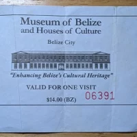Entry Ticket Museum Of Belize Tourist Entry Ticket Museum Of Belize Tourist