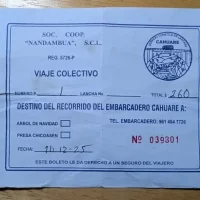 Boat Ticket For Sumidero Canyon Tour from Cahuare, Mexico Price: 260 Pesos Boat Ticket For Sumidero Canyon Tour from Cahuare, Mexico Price: 260 Pesos
