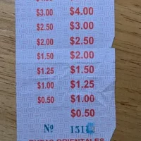 Payment receipt from Bus from El Amatillo Border Crossing to Choluteca, Honduras Payment receipt from Bus from El Amatillo Border Crossing to Choluteca, Honduras