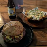 BBQ Bacon Burger And Garlic Cheese Fries From Burgerito In Tulum, Quintana Roo, Mexico BBQ Bacon Burger And Garlic Cheese Fries From Burgerito In Tulum, Quintana Roo, Mexico