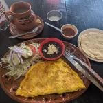 Breakfast Omelette From Restaurante 3 Huastecas, Queretaro, Mexico Breakfast Omelette From Restaurante 3 Huastecas, Queretaro, Mexico