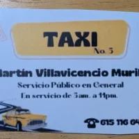 Business Card for Martin Murillo Taxi Service, Loreto, Baja California Sur, Mexico Business Card for Martin Murillo Taxi Service, Loreto, Baja California Sur, Mexico