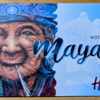 Business Card from Hotel Mayari, Isla Holbox, Quintana Roo, Mexico Business Card from Hotel Mayari, Isla Holbox, Quintana Roo, Mexico