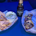 Carne Asada Tacos, Guacamole And Beer From Taco Centro, San Diego, CA, USA, Dated July 30, 2024 Carne Asada Tacos, Guacamole And Beer From Taco Centro, San Diego, CA, USA, Dated July 30, 2024