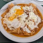 Chilaquiles From Cafe Andrade In Playa Del Carmen, Quintana Roo, Mexico Chilaquiles From Cafe Andrade In Playa Del Carmen, Quintana Roo, Mexico
