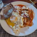 Chilaquiles With Steak From Cafetería Oaxaca In Oaxaca, Mexico Chilaquiles With Steak From Cafetería Oaxaca In Oaxaca, Mexico