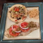 Fish And Tostada From Hokhmah Heart Hotel In Puerto Morelos, Quintana Roo, Mexico Fish And Tostada From Hokhmah Heart Hotel In Puerto Morelos, Quintana Roo, Mexico