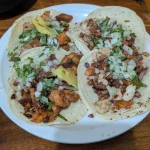 Mixed Tacos From El Carboncito Taqueria In Tulum, Quintana Roo, Mexico Mixed Tacos From El Carboncito Taqueria In Tulum, Quintana Roo, Mexico