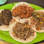 Mixed Tacos From Mr. Taco In Bacalar, Quintana Roo, Mexico Mixed Tacos From Mr. Taco In Bacalar, Quintana Roo, Mexico
