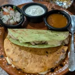 Quesadillas From Carnitas Michoacán El Rey In Merida, Yucatan, Mexico Quesadillas From Carnitas Michoacán El Rey In Merida, Yucatan, Mexico