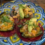 Taco De Chile Toreado Relleno From Las Jicaras In Bacalar, Quintana Roo, Mexico Taco De Chile Toreado Relleno From Las Jicaras In Bacalar, Quintana Roo, Mexico