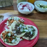 Tacos From Taqueria El Pelon In Palenque, Chiapas, Mexico Tacos From Taqueria El Pelon In Palenque, Chiapas, Mexico