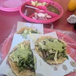 Three Tacos Con Carne At Tacos Y Tortas HAPPY, Ensenada, Mexico, Dated August 3, 2024 Three Tacos Con Carne At Tacos Y Tortas HAPPY, Ensenada, Mexico, Dated August 3, 2024