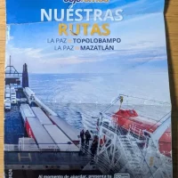 Ticket Booklet for Bajaferries from La Paz to Mazatlan, Sinaloa, Mexico Ticket Booklet for Bajaferries from La Paz to Mazatlan, Sinaloa, Mexico