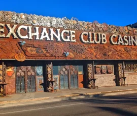 Exchange Club Casino Building In Beatty, Nevada Exchange Club Casino Building In Beatty, Nevada
