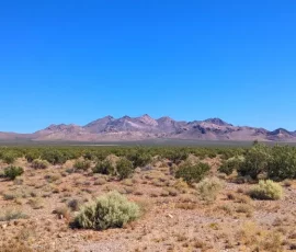 Highway 374 Looking North Towards Mountains Near Welcome To Nevada Sign Highway 374 Looking North Towards Mountains Near Welcome To Nevada Sign