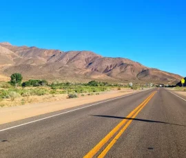 View Heading South Out Of Beatty, Nevada Towards Death Valley View Heading South Out Of Beatty, Nevada Towards Death Valley