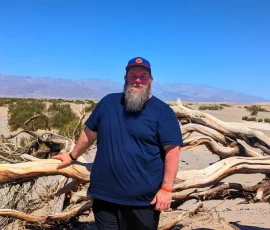 WanderBeard Standing At Mesquite Flat Sand Dunes, Death Valley, CA WanderBeard Standing At Mesquite Flat Sand Dunes, Death Valley, CA